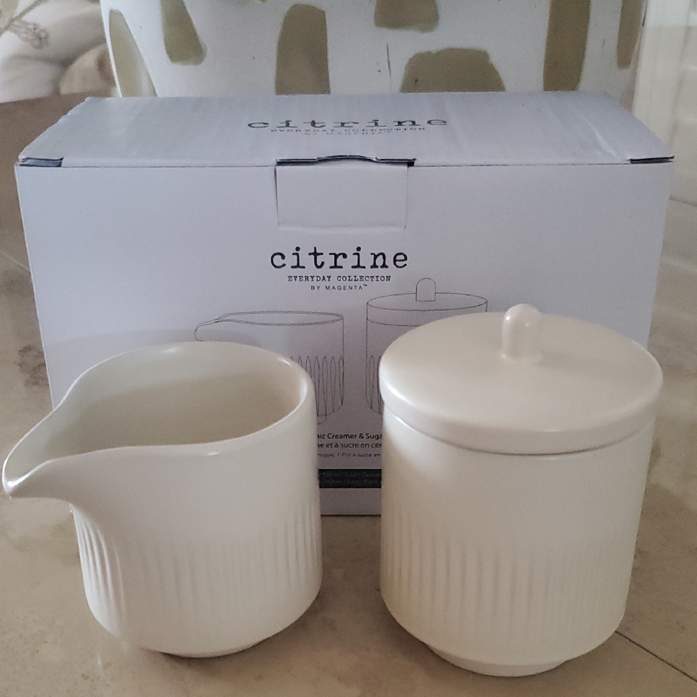 Cream & Sugar Set